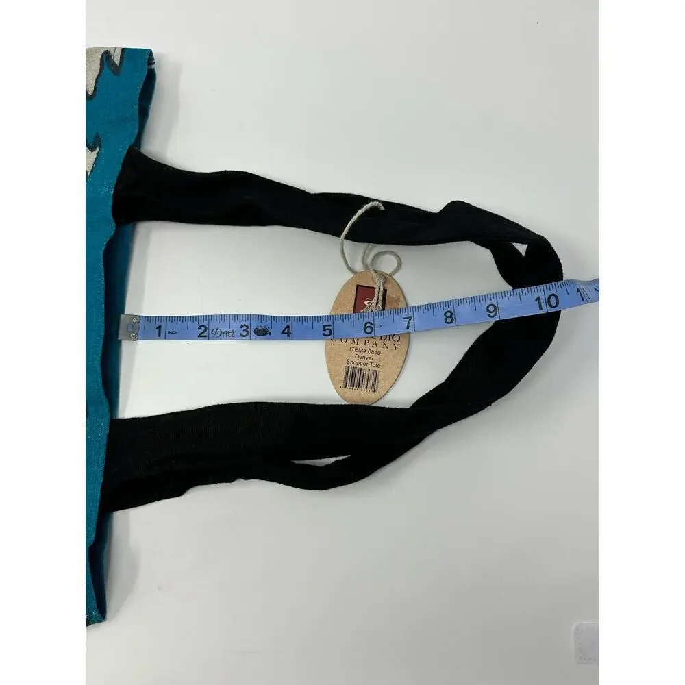 Art Studio Company NEW Denver Shopper Artsy Scenic Canvas Reusable Tote Bag
